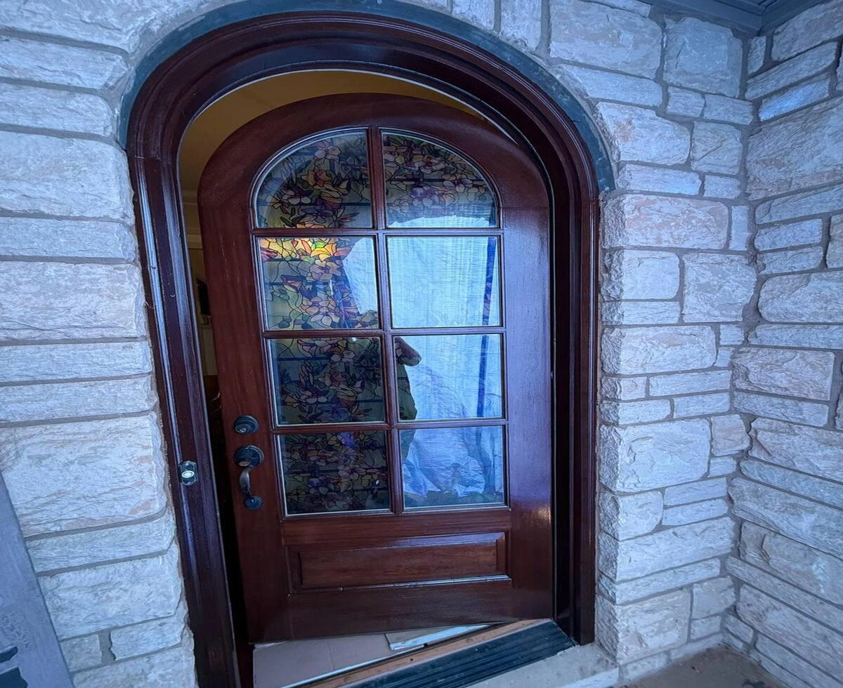 Entry door refinishing