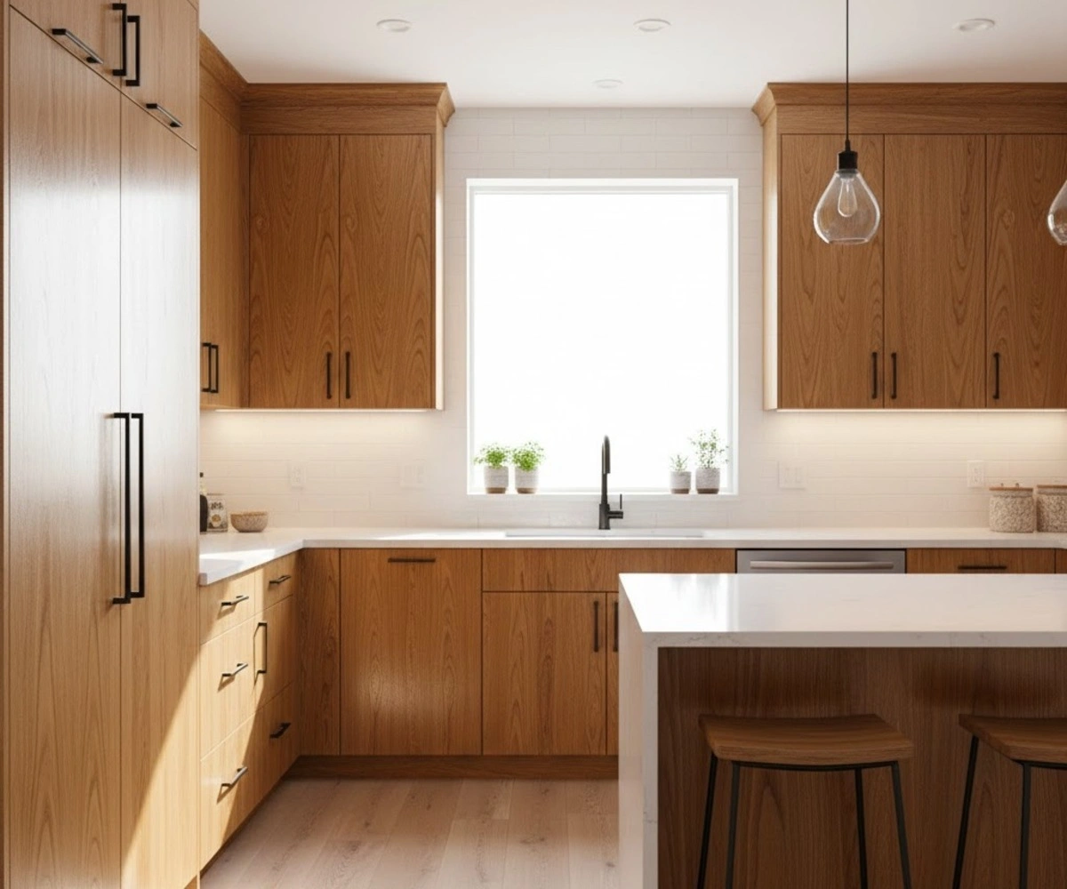 Cabinet door refinishing