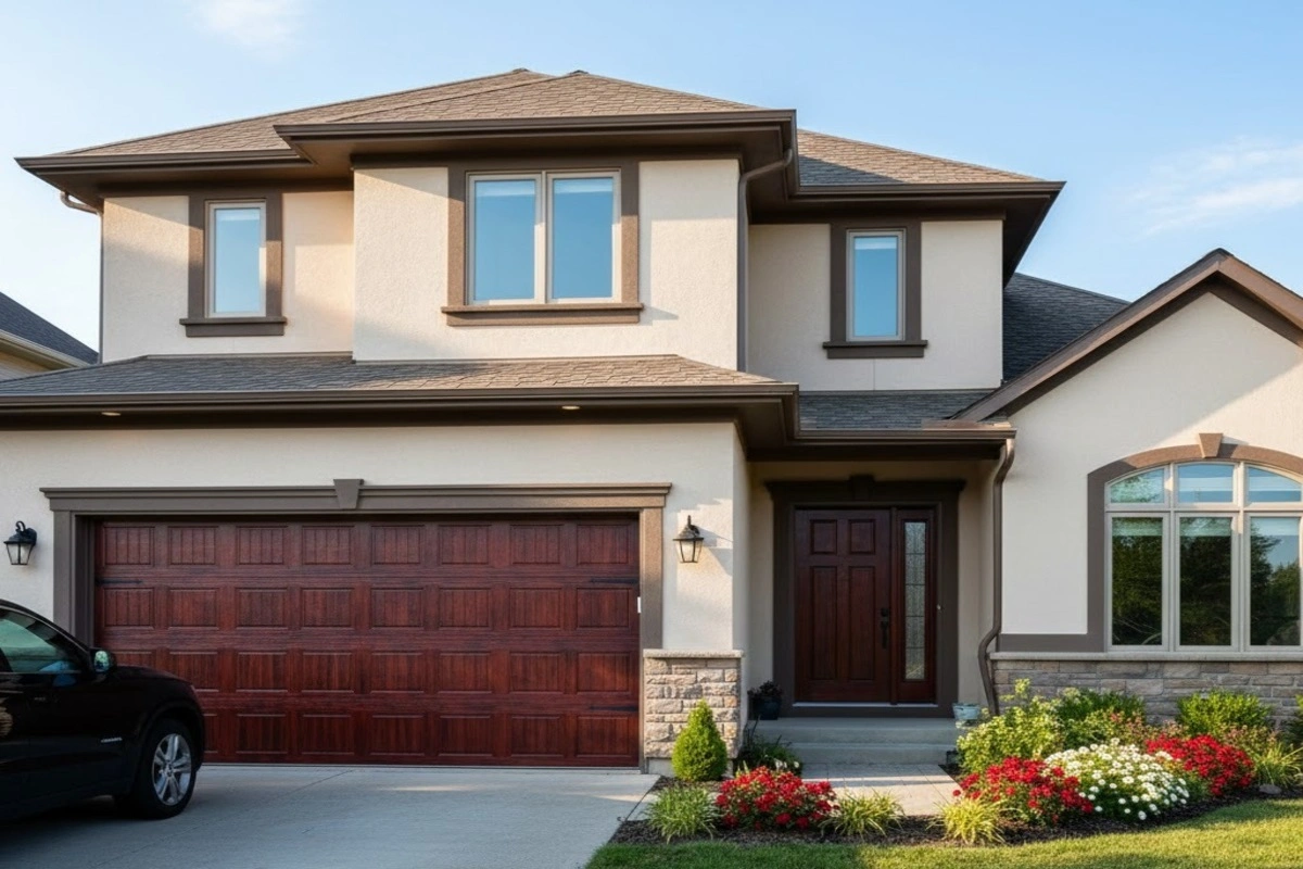 Fiberglass & metal faux-wood gel staining