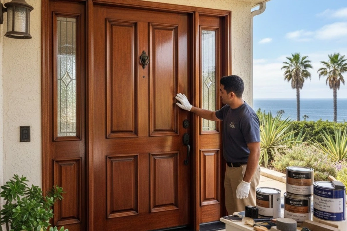 Expert door refinishing services