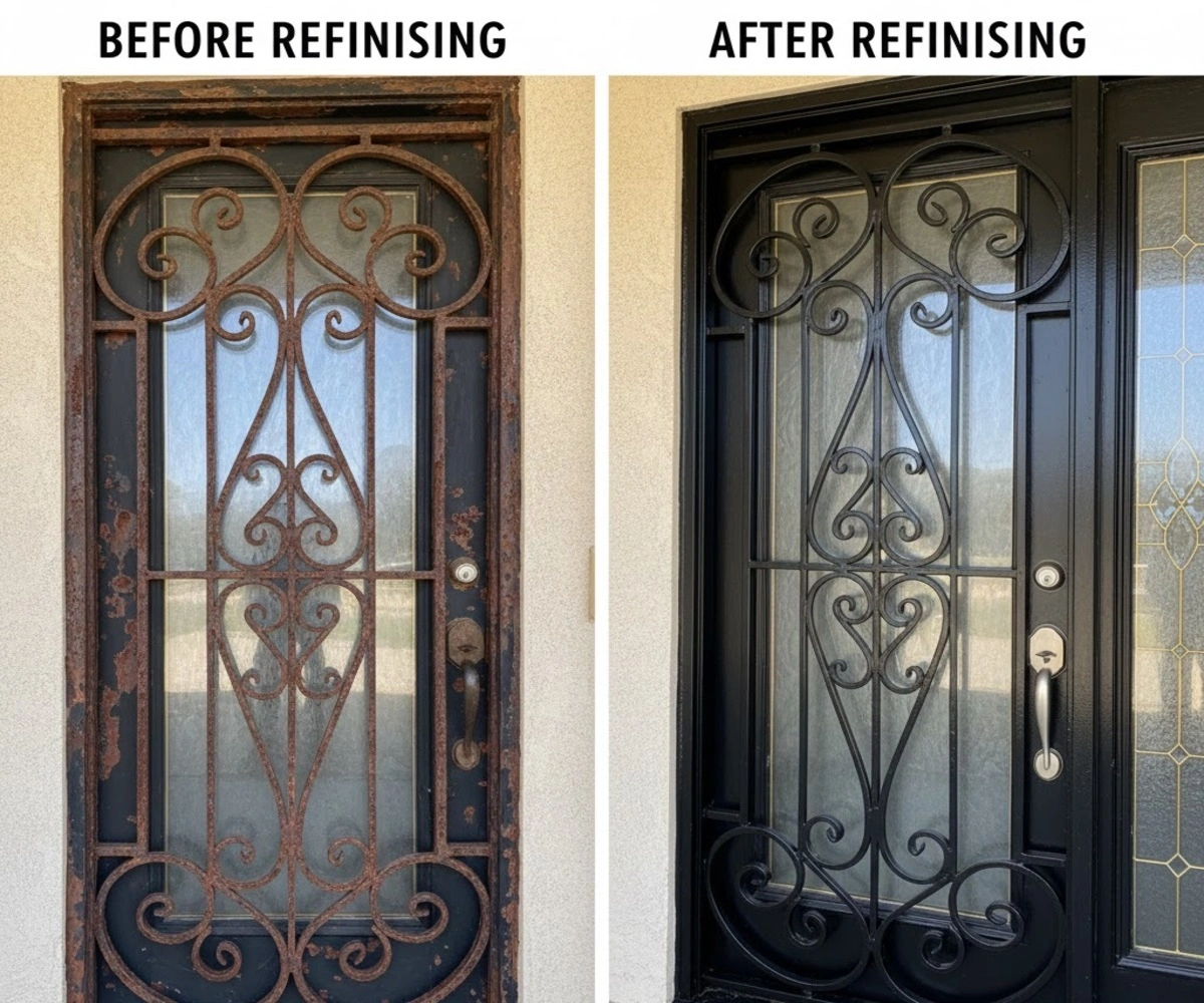Iron door restoration