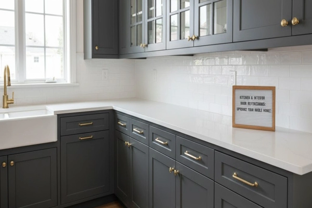 Kitchen cabinet door refinishing