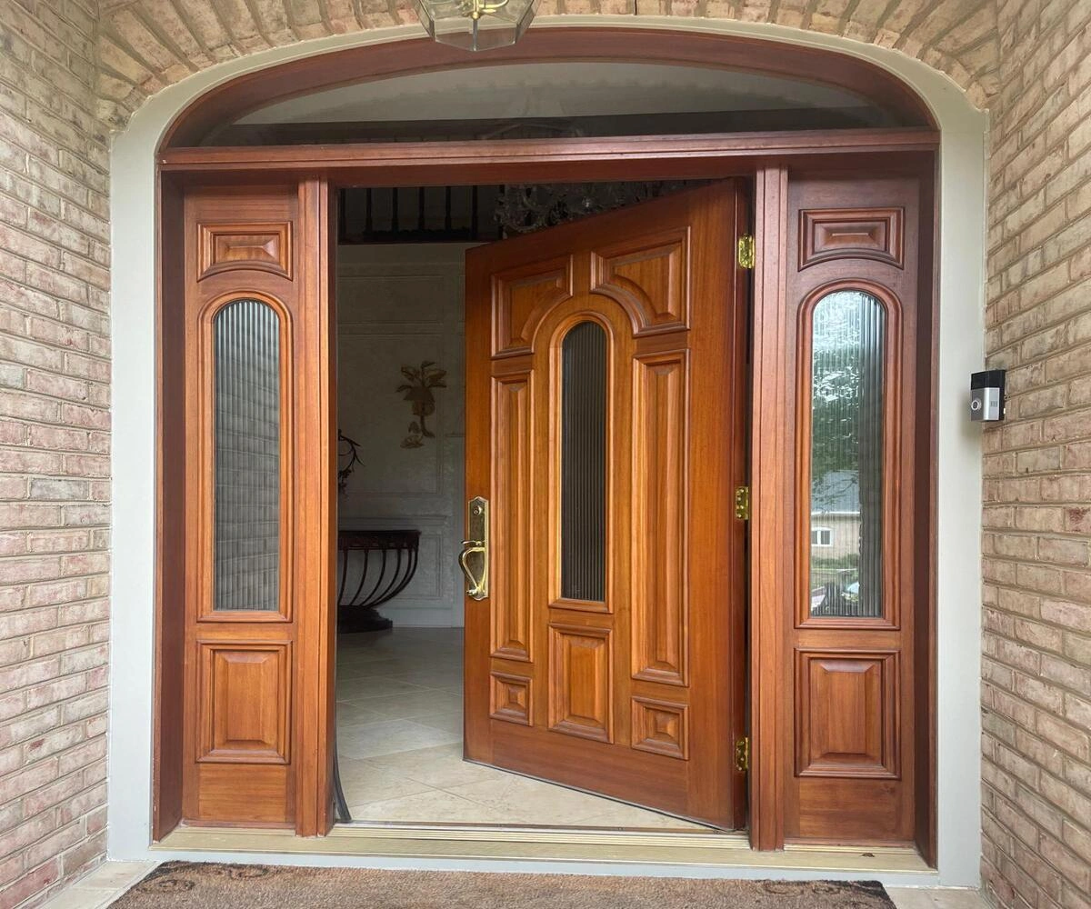 Front door refinishing