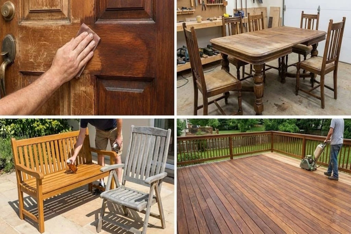 Wood table restoration