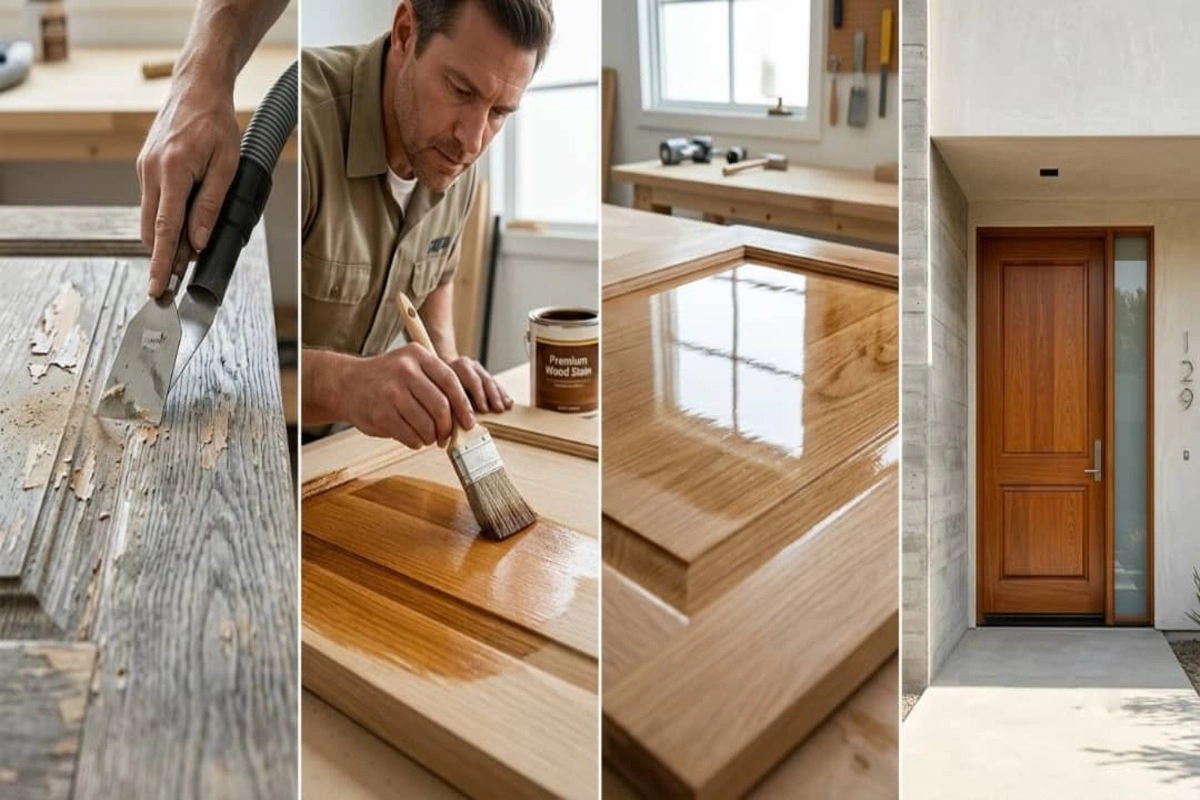 Door refinishing steps